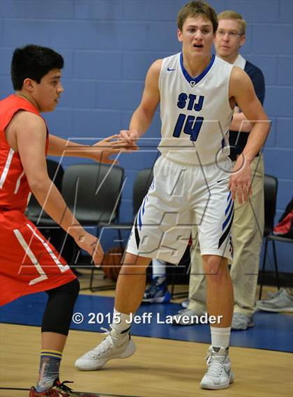 Thumbnail 2 in Sunnybrook Christian vs. St. Joseph photogallery.