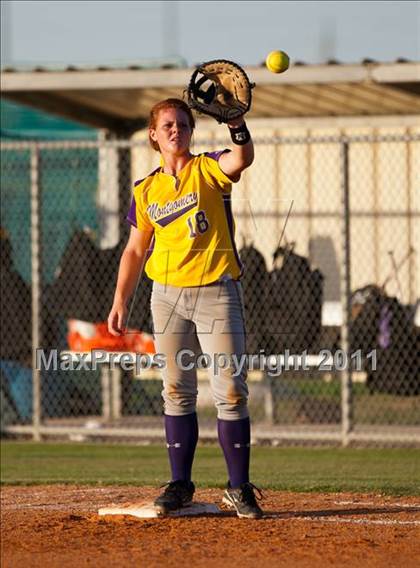 Thumbnail 1 in Montgomery vs Santa Fe (4A Region III Final - Game 1) photogallery.