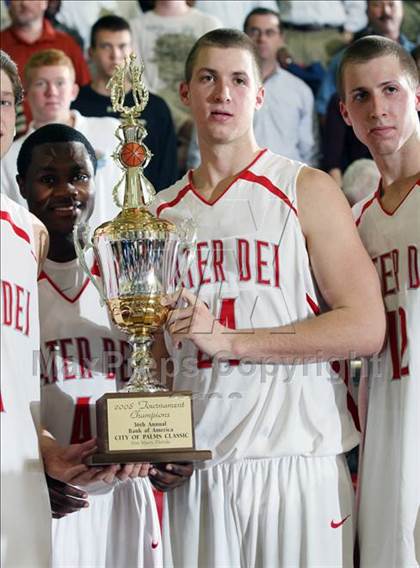 Thumbnail 2 in Mater Dei vs. St. Patrick (City of the Palms Classic) photogallery.
