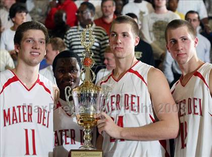 Thumbnail 3 in Mater Dei vs. St. Patrick (City of the Palms Classic) photogallery.