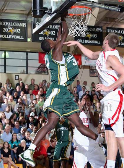 Thumbnail 3 in Mater Dei vs. St. Patrick (City of the Palms Classic) photogallery.