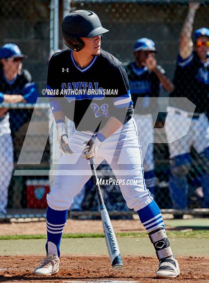 Thumbnail 2 in El Dorado vs. Capital Christian (CIF SJS D4 Final - Game 1) photogallery.