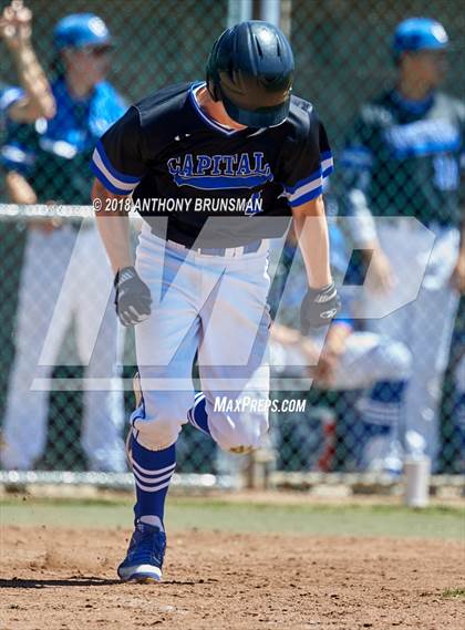 Thumbnail 1 in El Dorado vs. Capital Christian (CIF SJS D4 Final - Game 1) photogallery.