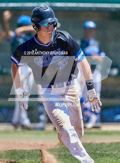 Thumbnail 2 in El Dorado vs. Capital Christian (CIF SJS D4 Final - Game 1) photogallery.
