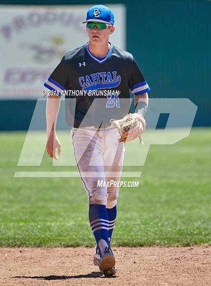 Thumbnail 2 in El Dorado vs. Capital Christian (CIF SJS D4 Final - Game 1) photogallery.
