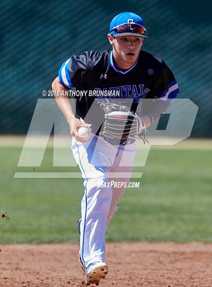 Thumbnail 3 in El Dorado vs. Capital Christian (CIF SJS D4 Final - Game 1) photogallery.