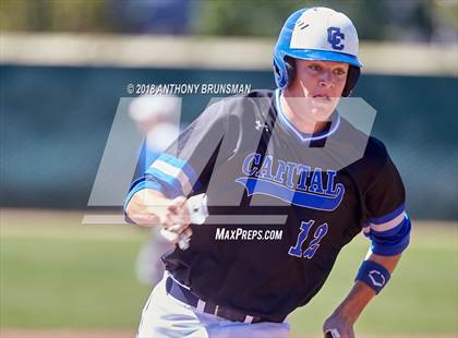 Thumbnail 3 in El Dorado vs. Capital Christian (CIF SJS D4 Final - Game 1) photogallery.