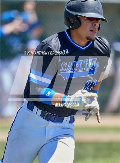 Thumbnail 2 in El Dorado vs. Capital Christian (CIF SJS D4 Final - Game 1) photogallery.