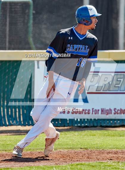 Thumbnail 3 in El Dorado vs. Capital Christian (CIF SJS D4 Final - Game 1) photogallery.