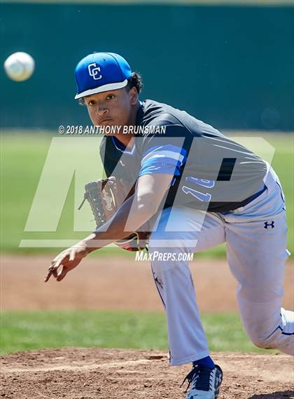 Thumbnail 1 in El Dorado vs. Capital Christian (CIF SJS D4 Final - Game 1) photogallery.