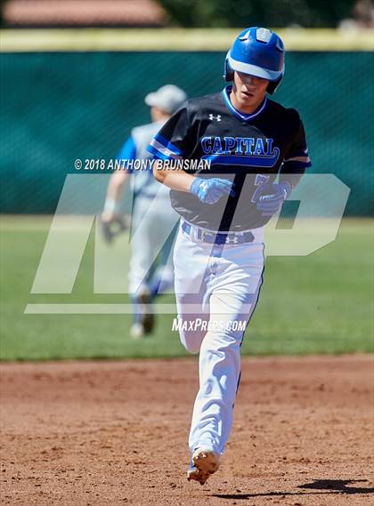 Thumbnail 2 in El Dorado vs. Capital Christian (CIF SJS D4 Final - Game 1) photogallery.