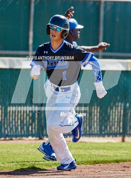 Thumbnail 2 in El Dorado vs. Capital Christian (CIF SJS D4 Final - Game 1) photogallery.