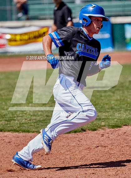 Thumbnail 2 in El Dorado vs. Capital Christian (CIF SJS D4 Final - Game 1) photogallery.