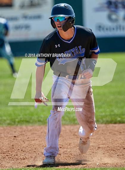 Thumbnail 3 in El Dorado vs. Capital Christian (CIF SJS D4 Final - Game 1) photogallery.