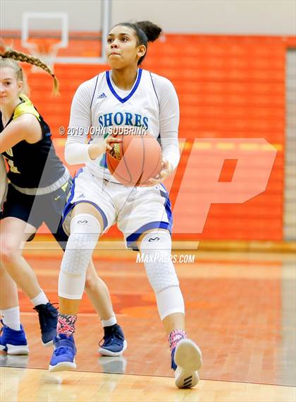 Thumbnail 3 in Highland vs Atlantic Shores Christian (StatVa Girls Basketball Classic) photogallery.