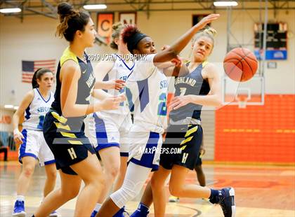 Thumbnail 3 in Highland vs Atlantic Shores Christian (StatVa Girls Basketball Classic) photogallery.