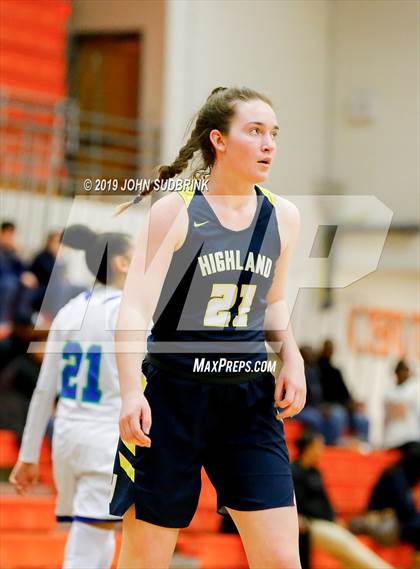 Thumbnail 2 in Highland vs Atlantic Shores Christian (StatVa Girls Basketball Classic) photogallery.