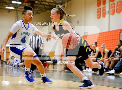 Thumbnail 2 in Highland vs Atlantic Shores Christian (StatVa Girls Basketball Classic) photogallery.