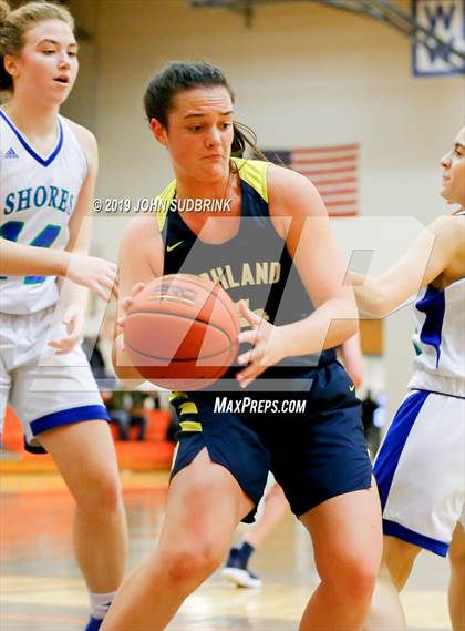 Thumbnail 1 in Highland vs Atlantic Shores Christian (StatVa Girls Basketball Classic) photogallery.