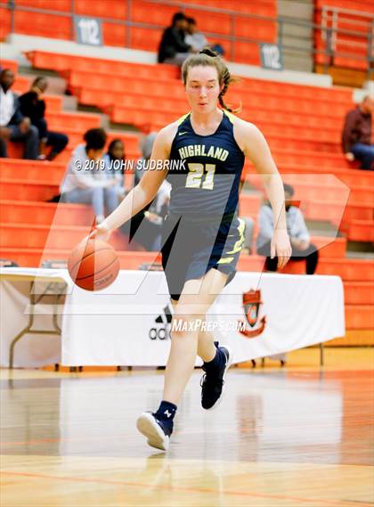 Thumbnail 3 in Highland vs Atlantic Shores Christian (StatVa Girls Basketball Classic) photogallery.