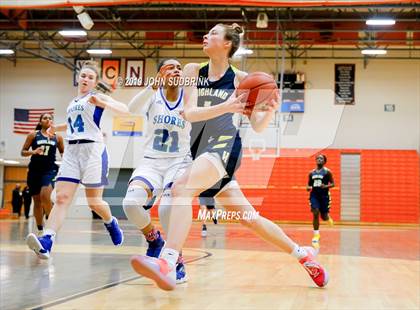 Thumbnail 3 in Highland vs Atlantic Shores Christian (StatVa Girls Basketball Classic) photogallery.