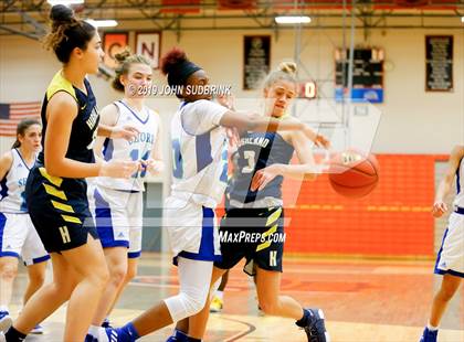 Thumbnail 1 in Highland vs Atlantic Shores Christian (StatVa Girls Basketball Classic) photogallery.