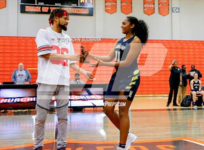 Thumbnail 1 in Highland vs Atlantic Shores Christian (StatVa Girls Basketball Classic) photogallery.