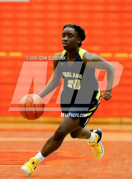 Thumbnail 2 in Highland vs Atlantic Shores Christian (StatVa Girls Basketball Classic) photogallery.