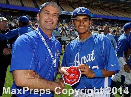 Thumbnail 2 in Bishop Amat vs. Palm Desert (CIF SS DIV 3 Final) photogallery.