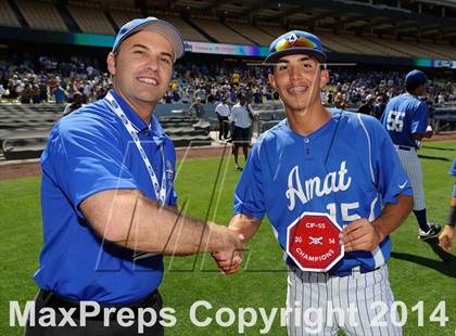 Thumbnail 3 in Bishop Amat vs. Palm Desert (CIF SS DIV 3 Final) photogallery.