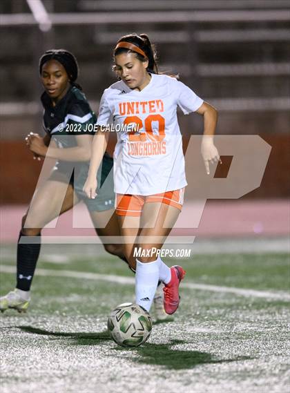 Thumbnail 1 in Reagan [Ronald] vs United (NEISD Soccer Showcase) photogallery.