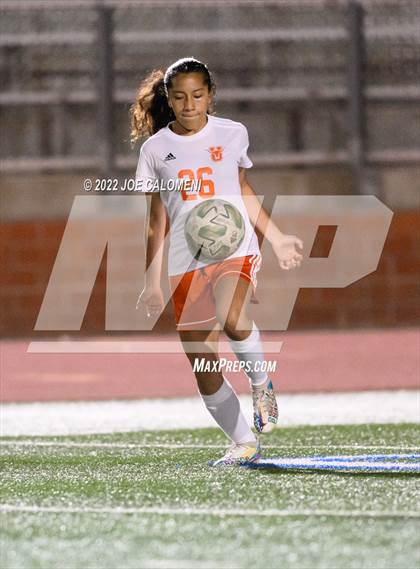 Thumbnail 2 in Reagan [Ronald] vs United (NEISD Soccer Showcase) photogallery.