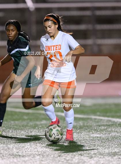 Thumbnail 2 in Reagan [Ronald] vs United (NEISD Soccer Showcase) photogallery.