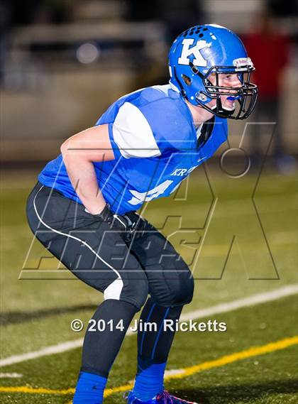 Thumbnail 3 in Lincoln @ Krum (UIL 4A Division 2 Region 1 Bi-District Playoff) photogallery.