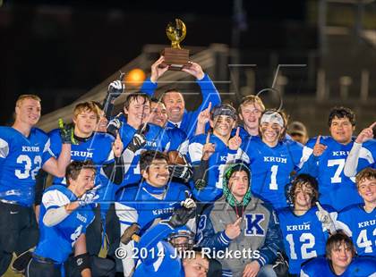 Thumbnail 3 in Lincoln @ Krum (UIL 4A Division 2 Region 1 Bi-District Playoff) photogallery.