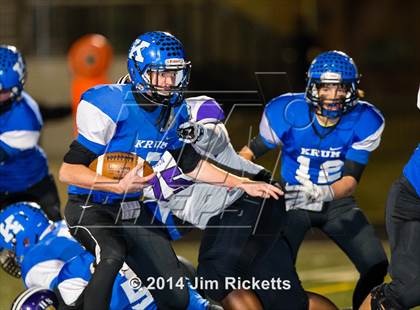 Thumbnail 1 in Lincoln @ Krum (UIL 4A Division 2 Region 1 Bi-District Playoff) photogallery.