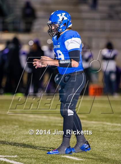 Thumbnail 2 in Lincoln @ Krum (UIL 4A Division 2 Region 1 Bi-District Playoff) photogallery.