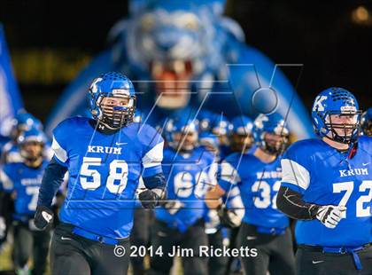 Thumbnail 3 in Lincoln @ Krum (UIL 4A Division 2 Region 1 Bi-District Playoff) photogallery.