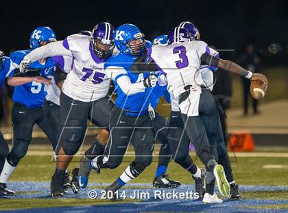 Thumbnail 3 in Lincoln @ Krum (UIL 4A Division 2 Region 1 Bi-District Playoff) photogallery.