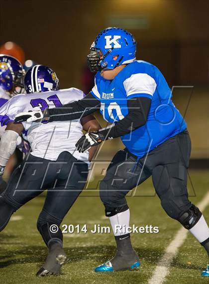 Thumbnail 2 in Lincoln @ Krum (UIL 4A Division 2 Region 1 Bi-District Playoff) photogallery.