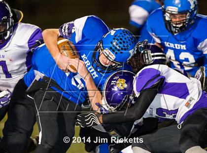 Thumbnail 2 in Lincoln @ Krum (UIL 4A Division 2 Region 1 Bi-District Playoff) photogallery.