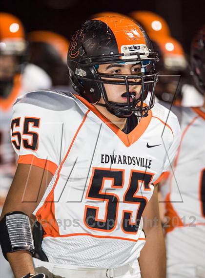Thumbnail 2 in Edwardsville vs. Lincoln-Way East photogallery.