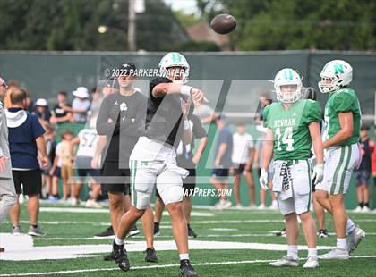 Thumbnail 2 in Holy Cross @ Newman (Scrimmage) photogallery.
