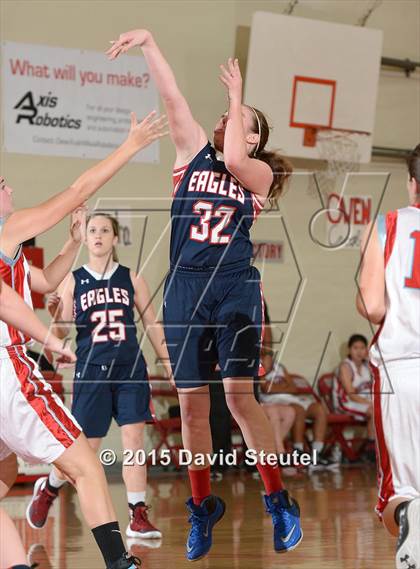 Thumbnail 1 in Turlock Christian vs. Mira Loma (Viking Classic) photogallery.