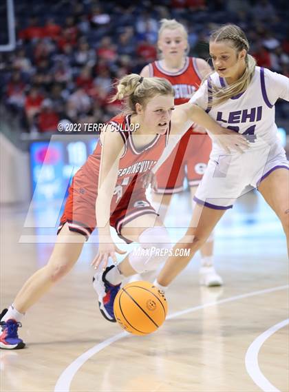 Thumbnail 2 in Springville vs. Lehi (UHSAA 5A Final) photogallery.