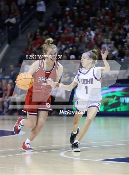 Thumbnail 1 in Springville vs. Lehi (UHSAA 5A Final) photogallery.