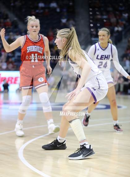 Thumbnail 2 in Springville vs. Lehi (UHSAA 5A Final) photogallery.