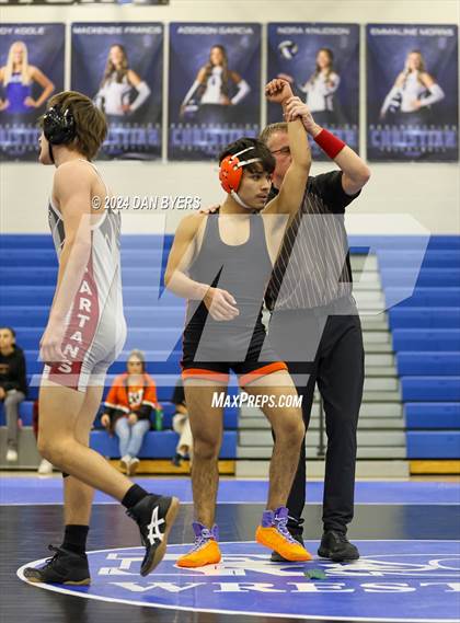 Thumbnail 1 in Berthoud vs. Denver West (Resurrection Christian Tri) photogallery.