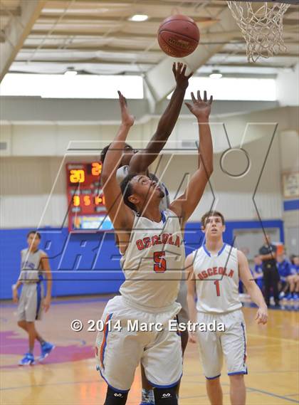 Thumbnail 1 in East Lake vs. Osceola 2014 Mustang Christmas Tournament photogallery.
