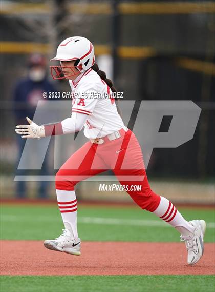 Thumbnail 2 in Antonian Prep vs. Bridgeland (NFCA Texas Leadoff Classic) photogallery.